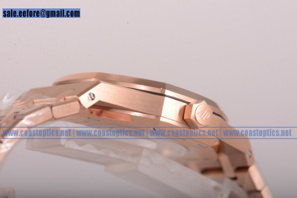 1:1 Replica Audemars Piguet Royal Oak 41 MM Watch Rose Gold 15400or.oo.1220or.02 (JF)